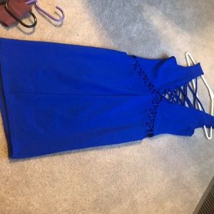 Royal blue dress